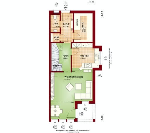 Bien Zenker - Celebration 114 V9 XL Floorplan 1