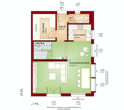 Bien Zenker - Celebration 122 V2 L Floorplan 1