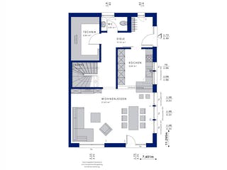 Fertighaus CELEBRATION 139 V2 L von Bien-Zenker Schlüsselfertig ab 370716€, Satteldach-Klassiker Grundriss 1