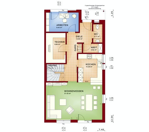 Bien Zenker - Celebration 139 V7 Floorplan 1