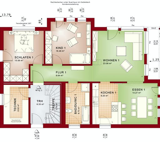 Bien Zenker - CELEBRATION 211 V2 Floorplan 1