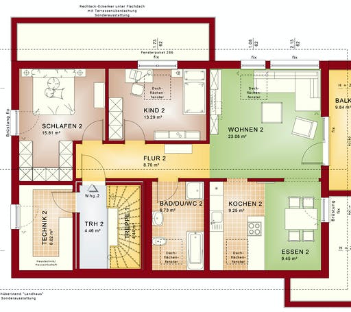 Bien Zenker - CELEBRATION 211 V4 Floorplan 2