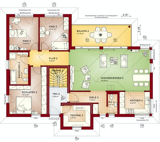 Bien Zenker - CELEBRATION 282 V2 Floorplan 2