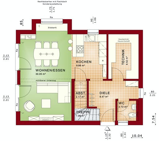 Bien Zenker - EDITION 120 V4 Exterior floorplan 1