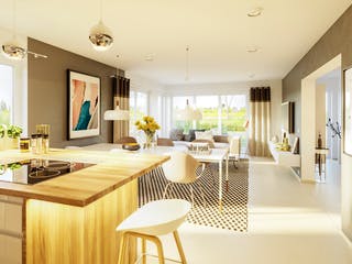 Fertighaus EDITION 125 V4 von Bien-Zenker Schlüsselfertig ab 332796€, Satteldach-Klassiker Innenansicht 1