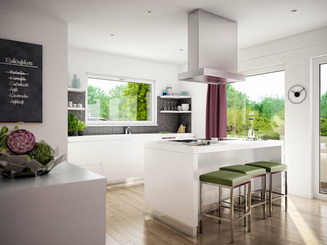 Stadthaus-Einrichtung bei offenem Grundriss: EVOLUTION 122 V6