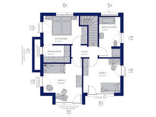 Fertighaus EVOLUTION 124 V5 von Bien-Zenker Schlüsselfertig ab 387162€, Cubushaus Grundriss 2