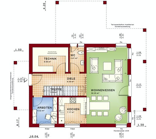 Bien Zenker - Evolution 134 V7 Floorplan 1