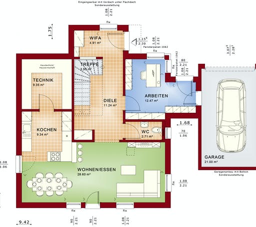 Bien Zenker - Evolution 143 V6 Floorplan 1
