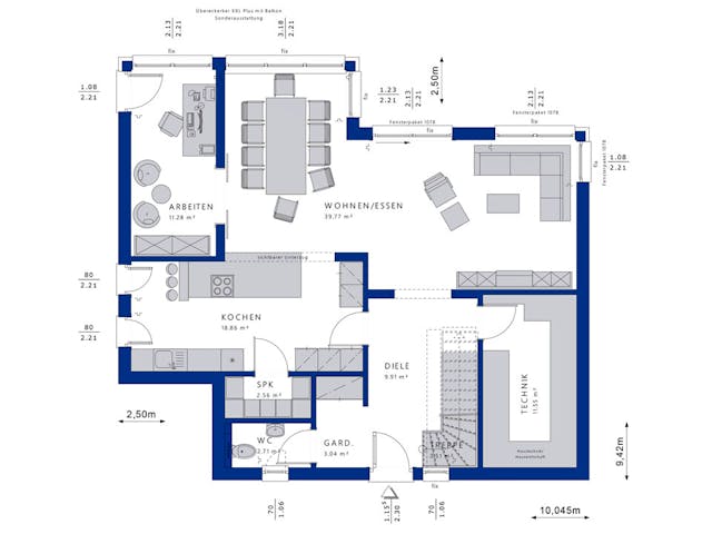 Fertighaus EVOLUTION 154 V4 von Bien-Zenker Schlüsselfertig ab 388181€, Stadtvilla Grundriss 1 Fertighaus EVOLUTION 154 V4 von Bien-Zenker Schlüsselfertig ab 388181€, Stadtvilla Grundriss 1