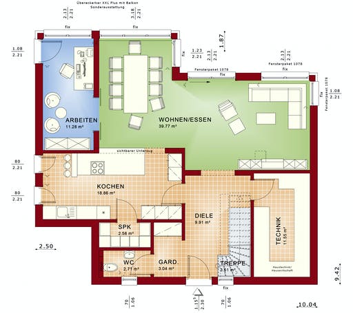 Bien Zenker - Evolution 154 V8 Floorplan 1