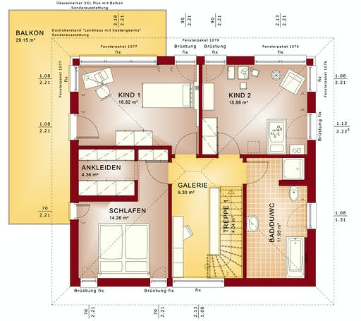 Bien Zenker - Evolution 154 V8 Floorplan 2
