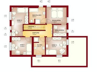 Fertighaus EVOLUTION 162 V5 von Bien-Zenker Schlüsselfertig ab 450570€, Stadtvilla Grundriss 2