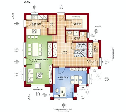 Bien Zenker - Fantastic 165 V4 Floorplan 1