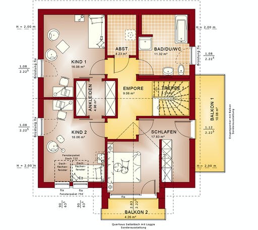 Bien Zenker - Fantastic 165 V4 Floorplan 2