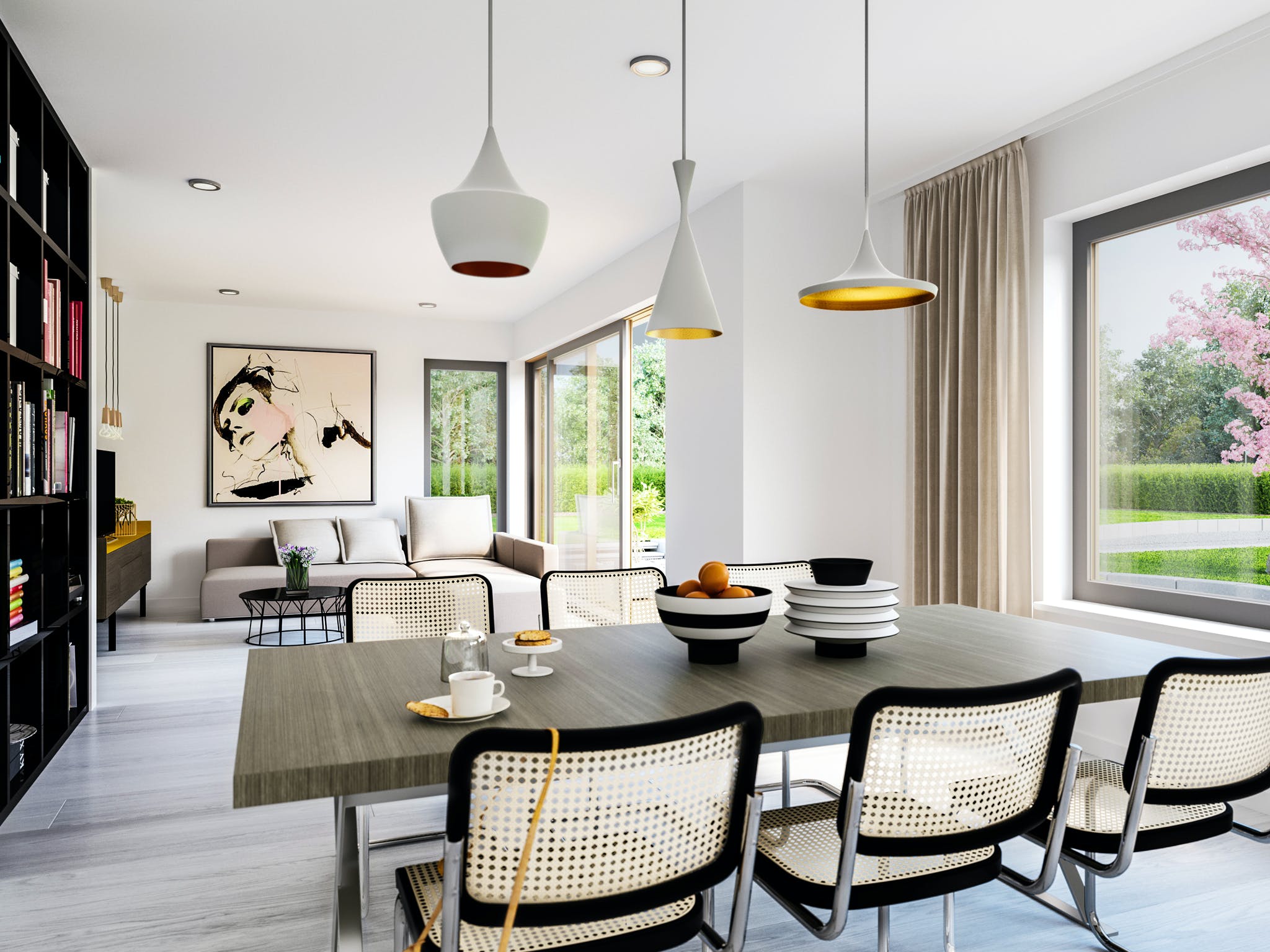 Fertighaus EVOLUTION 164 V5 von Bien-Zenker Schlüsselfertig ab 370156€, Cubushaus Innenansicht 1
