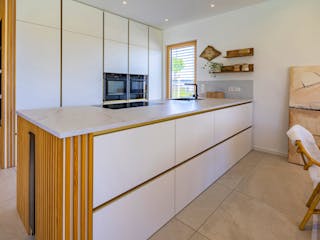 Fertighaus Bungalow Flachdach 116 von LUXHAUS Schlüsselfertig ab 470000€, Bungalow Innenansicht 2