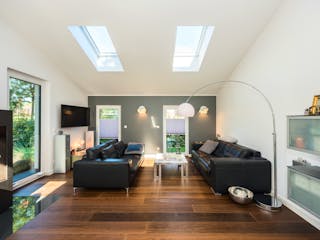 Massivhaus Bungalow Zingst von ROTH MASSIVHAUS Schlüsselfertig ab 333500€, Bungalow Innenansicht 1