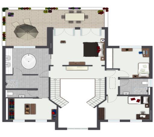 Fertighaus Cannstatt von GUSSEK HAUS Schlüsselfertig ab 799200€, Stadtvilla Grundriss 2