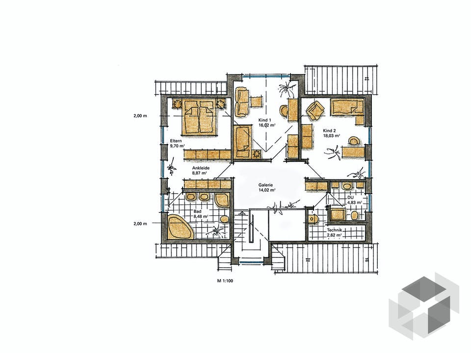 Carina - MH Langenhagen von GUSSEK HAUS Grundriss