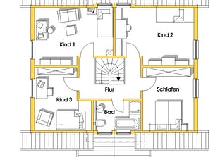 Carmen (KfW-Effizienzhaus 40) Grundriss