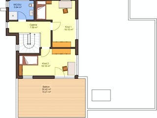 Fertighaus Casaretto von Büdenbender Hausbau Schlüsselfertig ab 424505€, Bungalow Grundriss 2
