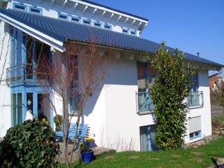 Massivhaus Catania von VARIANT-HAUS Bausatzhaus ab 76683€, Pultdachhaus Außenansicht 2