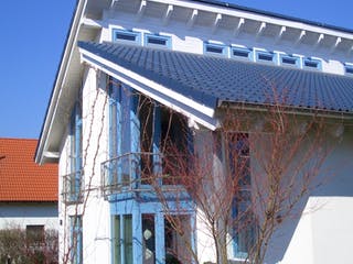 Massivhaus Catania von VARIANT-HAUS Bausatzhaus ab 76683€, Pultdachhaus Außenansicht 4