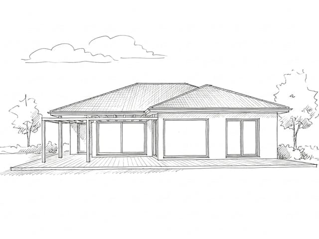 Massivhaus Bungalow 140/150 von Ever Energy Home, Bungalow Außenansicht 1