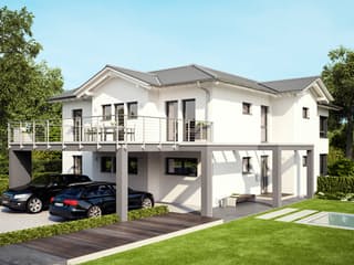 Fertighaus CELEBRATION 282 V2 von Bien-Zenker Schlüsselfertig ab 447948€, Stadtvilla Außenansicht 1