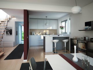 Fertighaus CELEBRATION 114 V5 XL von Bien-Zenker Schlüsselfertig ab 468187€, Pultdachhaus Innenansicht 2