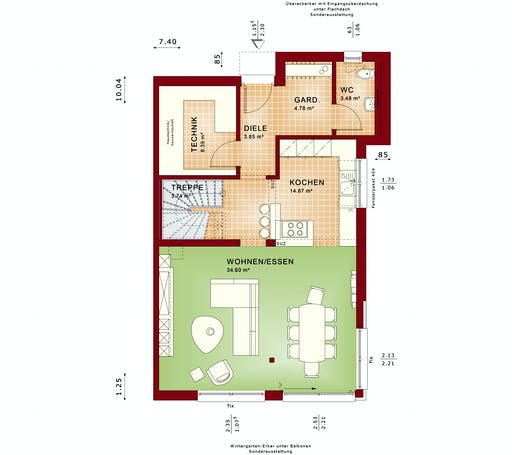 CELEBRATION 122 V7 XL Floorplan 1