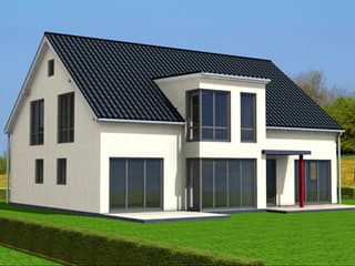 Fertighaus Celine 285 von Klaus Kowalski Immobilien Schlüsselfertig ab 276131€, Satteldach-Klassiker Außenansicht 2