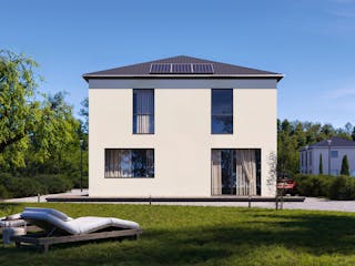 Fertighaus Bestseller Weitblick 140 von BoHolz Haus Schlüsselfertig ab 403416€, Stadtvilla Außenansicht 1