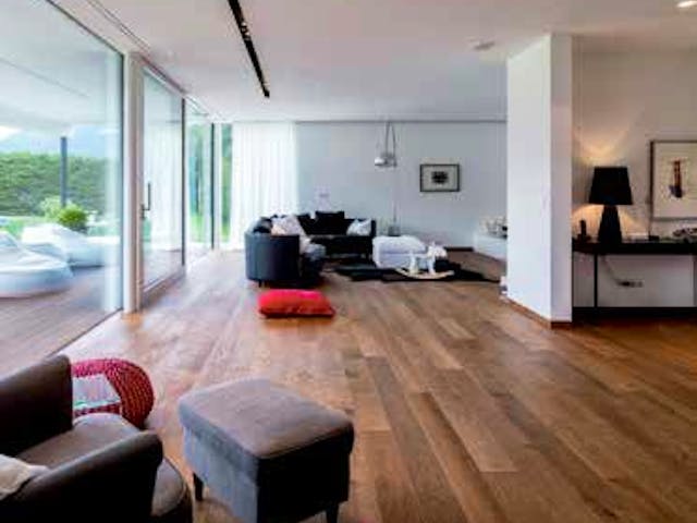 Blockhaus Charme 112 von Rubner Haus Schlüsselfertig ab 270000€, Satteldach-Klassiker Innenansicht 1
