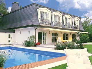 Fertighaus Chateau von ISARTALER HOLZHAUS Schlüsselfertig ab 594000€, Stadtvilla Außenansicht 2