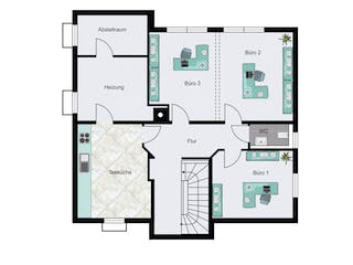 Fertighaus Chemnitz von STREIF Haus, Satteldach-Klassiker Grundriss 3