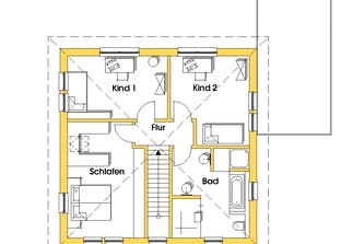 Christine 4 (KfW-Effizienzhaus 40) Grundriss