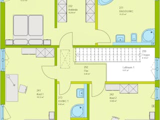 Fertighaus City 4 von massa haus Ausbauhaus ab 101999€, Stadtvilla Grundriss 2