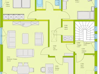 Fertighaus City 5 von massa haus Ausbauhaus ab 108999€, Stadtvilla Grundriss 2