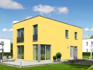 Massivhaus City 136 - Stadtvilla von Town & Country Haus Deutschland, Cubushaus Außenansicht 2