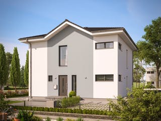 Fertighaus City 13 von massa haus Ausbauhaus ab 123999€, Stadtvilla Außenansicht 1