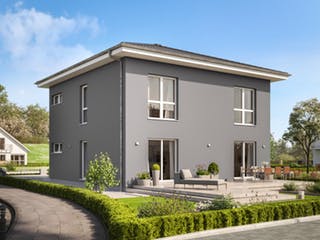 Fertighaus City 13 von massa haus Ausbauhaus ab 123999€, Stadtvilla Außenansicht 2