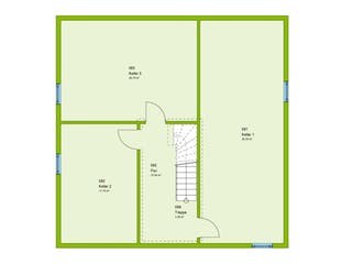 Fertighaus City 13 von massa haus Ausbauhaus ab 123999€, Stadtvilla Grundriss 3