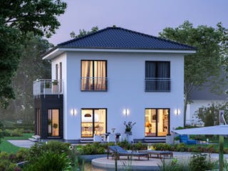 Fertighaus City 6 von massa haus Ausbauhaus ab 132999€, Stadtvilla Außenansicht 2