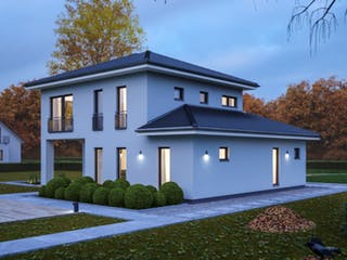 Fertighaus City 8 von massa haus Ausbauhaus ab 155999€, Stadtvilla Außenansicht 3