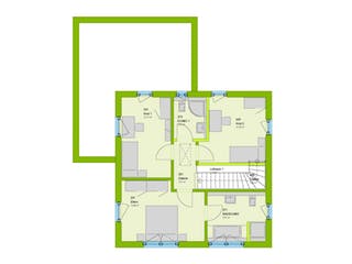 Fertighaus City 9 von massa haus Ausbauhaus ab 136999€, Stadtvilla Grundriss 2