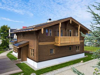 Blockhaus Clara (Hidden) von Rubner Haus Schlüsselfertig ab 330000€, Blockhaus Außenansicht 2