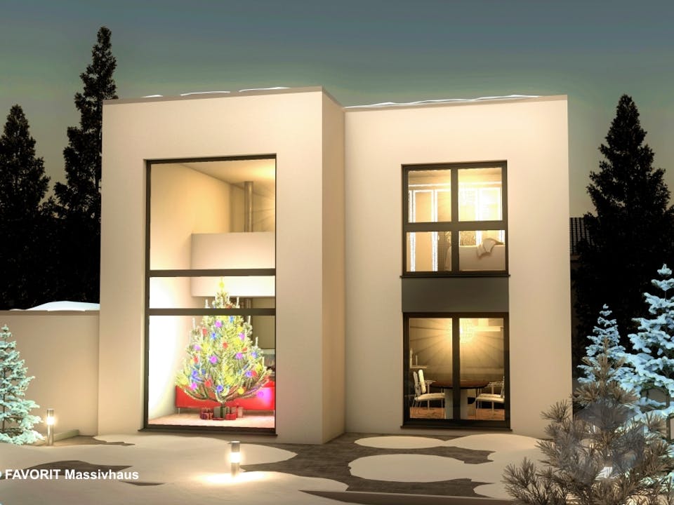 Concept Design 149 von Favorit Massivhaus Außenansicht