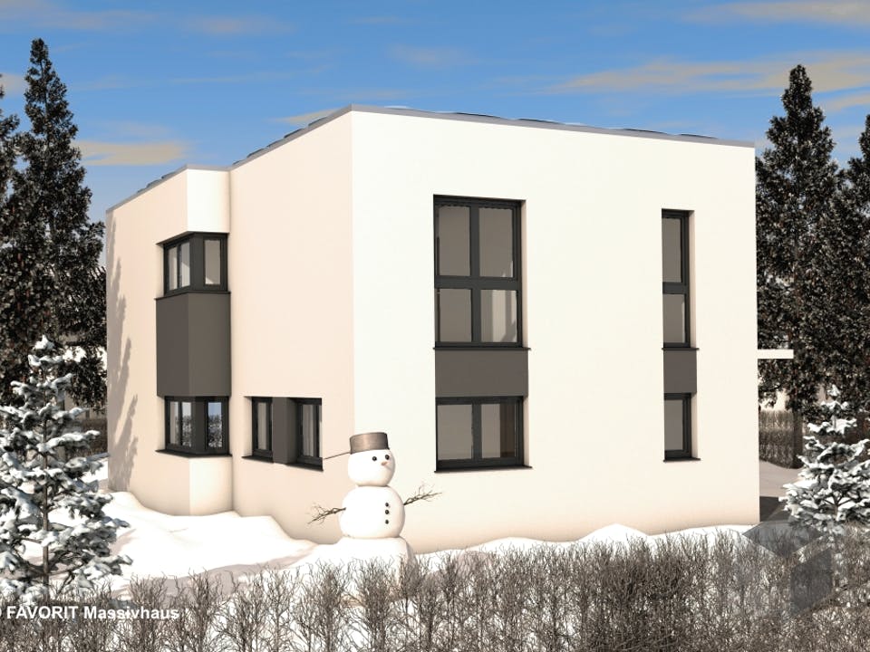 Concept Design 149 von Favorit Massivhaus Außenansicht